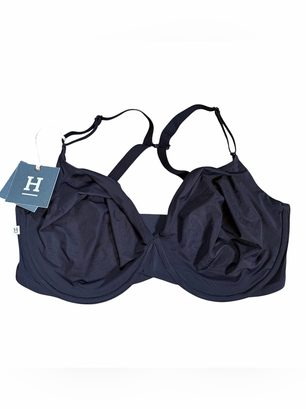 Harper Wilde Base Unlined Bra NWT 36DD/E Black